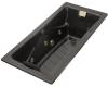 Kohler Tea-for-Two K-865-H2-58 Thunder Grey 6' Drop-In Whirlpool Bath Tub