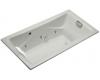 Kohler Tea-for-Two K-865-H2-FF Sea Salt 6' Drop-In Whirlpool Bath Tub
