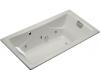 Kohler Tea-for-Two K-865-HM-95 Ice Grey 6' Whirlpool Bath Tub with Custom Pump Location