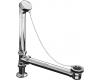 Kohler Antique K-106-CP Polished Chrome Bath Drain, Chain and Rubber Stopper