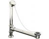 Kohler Antique K-106-SN Vibrant Polished Nickel Bath Drain, Chain and Rubber Stopper