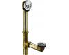 Kohler Swiftflo K-11660-CP Polished Chrome 1-1/2" Adjustable Trip Lever Drain, 17-Gauge Brass, for 14" To 16" Baths