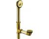 Kohler Swiftflo K-11660-PB Vibrant Polished Brass 1-1/2" Adjustable Trip Lever Drain, 17-Gauge Brass, for 14" To 16" Baths