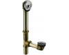 Kohler Swiftflo K-11677-CP Polished Chrome Adjustable Trip Lever Drain, 20-Gauge Brass, for 18-1/2" To 20-1/2" Baths