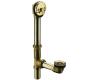 Kohler Swiftflo K-11677-PB Vibrant Polished Brass Adjustable Trip Lever Drain, 20-Gauge Brass, for 18-1/2" To 20-1/2" Baths