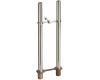 Kohler Symbol K-18492-SN Vibrant Polished Nickel Riser Tubes