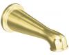 Kohler Antique K-328-PB Vibrant Polished Brass Wall-Mount Non-Diverter Bath Spout