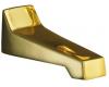 Kohler K-6941-PB Vibrant Polished Brass Wall-Mount Roman Non-Diverter Bath Spout