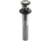 Kohler K-7124-SN Vibrant Polished Nickel Pop-Up Clicker Drain without Overflow