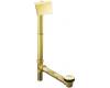 Kohler Clearflo K-7147-AF-PB Vibrant Polished Brass 1-1/2" Contoured Pop-Up Drain and Overflow for Above- or Through-The-Floor Installation