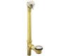 Kohler Vintage K-7158-BN Vibrant Brushed Nickel Pop-Up Bath Drain for Through-The-Floor and Drop-In Installations