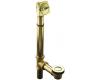 Kohler Clearflo K-7161-AF-AF Vibrant French Gold 1-1/2" Adjustable Pop-Up Drain with Above- or Through-The-Floor Installations