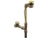 Kohler Purist K-7202-PB Vibrant Polished Brass Drain for Purist Baths