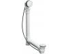 Kohler K-7213-BV Vibrant Brushed Bronze Clearflo Cable Bath Drain with PVC Tubing