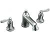 Kohler Bancroft K-T10585-4-BV Vibrant Brushed Bronze Bath- or Deck-Mount High-Flow Bath Faucet Trim with Metal Lever Handles