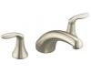 Kohler Coralais K-T15290-4-BN Vibrant Brushed Nickel Deck-Mount Bath Faucet Trim with Lever Handles