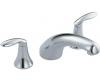 Kohler Coralais K-T15290-4-CP Polished Chrome Deck-Mount Bath Faucet Trim with Lever Handles