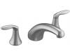 Kohler Coralais K-T15290-4-G Brushed Chrome Deck-Mount Bath Faucet Trim with Lever Handles