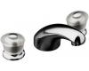 Kohler Coralais K-T15290-7-CP Polished Chrome Deck-Mount Bath Faucet Trim with Sculptured Acrylic Handles