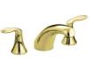 Kohler Coralais K-T15294-4-PB Vibrant Polished Brass Rim-Mount Bath Faucet Trim with Lever Handles