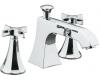 Kohler Memoirs Classic K-T428-3C-G Brushed Chrome Bath- or Deck-Mount High-Flow Bath Faucet Trim with Cross Handles