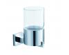 Kraus KEA-14403CH Aura Chrome Wall-Mounted Glass Tumbler Holder