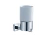 Kraus KEA-14404CH Aura Chrome Wall-Mounted Ceramic Tumbler Holder