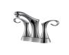 Kraus FUS-13102CH Cirrus Chrome 4-Inch Centerset 2-Handle Bathroom Faucet