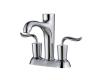 Kraus FUS-13802CH Coda Chrome 4-Inch Centerset 2-Handle Bathroom Faucet