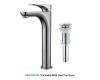Kraus FVS-13900-PU-10CH Aquila Chrome Single Lever Vessel Bathroom Faucet With Matching Pop-Up Drain Kraus FVS-13900-PU-10CH Aquila Chrome Single Lever Vessel Bathroom Faucet With Matching Pop-Up Drain