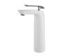 Kraus FVS-1820CH-WH Seda Chrome-White Single Lever Vessel Bathroom Faucet Kraus FVS-1820CH-WH Seda Chrome-White Single Lever Vessel Bathroom Faucet