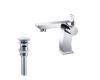 Kraus KEF-14601-PU11CH Sonus Chrome Single Lever Basin Bathroom Faucet And Pop Up Drain With Overflow