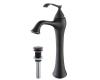 Kraus KEF-15000-PU15ORB Ventus Oil Rubbed Bronze Single Lever Vessel Bathroom Faucet With Pop Up Drain