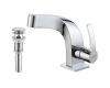 Kraus KEF-15101-PU11CH Typhon Chrome Single Lever Basin Bathroom Faucet And Pop Up Drain With Overflow
