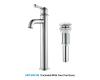 Kraus KEF-15600-PU-10CH Solinder Chrome Single Lever Vessel Bathroom Faucet With Matching Pop-Up Drain