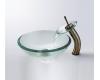 Kraus C-GV-101-19mm-10ORB Clear 19Mm Thick Glass Vessel Sink And Waterfall Faucet Oil Rubbed Bronze Kraus C-GV-101-19mm-10ORB Clear 19Mm Thick Glass Vessel Sink And Waterfall Faucet Oil Rubbed Bronze