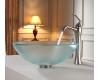 Kraus C-GV-101FR-12mm-15000BN Frosted Glass Vessel Sink And Ventus Faucet Brushed Nickel Kraus C-GV-101FR-12mm-15000BN Frosted Glass Vessel Sink And Ventus Faucet Brushed Nickel