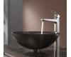 Kraus C-GV-103FR-12mm-15500BN Frosted Brown Glass Vessel Sink And Virtus Faucet Brushed Nickel Kraus C-GV-103FR-12mm-15500BN Frosted Brown Glass Vessel Sink And Virtus Faucet Brushed Nickel