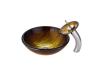 Kraus C-GV-390-19mm-10CH Chrome Midas Glass Vessel Sink And Waterfall Faucet Kraus C-GV-390-19mm-10CH Chrome Midas Glass Vessel Sink And Waterfall Faucet