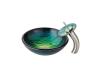 Kraus C-GV-391-19mm-10SN Nei Glass Vessel Sink And Waterfall Faucet Satin Nickel Kraus C-GV-391-19mm-10SN Nei Glass Vessel Sink And Waterfall Faucet Satin Nickel
