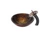 Kraus C-GV-396-19mm-10ORB Dryad Glass Vessel Sink And Waterfall Faucet Oil Rubbed Bronze Kraus C-GV-396-19mm-10ORB Dryad Glass Vessel Sink And Waterfall Faucet Oil Rubbed Bronze