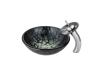 Kraus C-GV-397-19mm-10CH Chrome Kratos Glass Vessel Sink And Waterfall Faucet Kraus C-GV-397-19mm-10CH Chrome Kratos Glass Vessel Sink And Waterfall Faucet