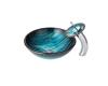 Kraus C-GV-399-19mm-10CH Chrome Ladon Glass Vessel Sink And Waterfall Faucet Kraus C-GV-399-19mm-10CH Chrome Ladon Glass Vessel Sink And Waterfall Faucet
