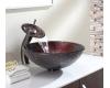Kraus C-GV-570-12mm-10ORB Callisto Glass Vessel Sink And Waterfall Faucet Oil Rubbed Bronze Kraus C-GV-570-12mm-10ORB Callisto Glass Vessel Sink And Waterfall Faucet Oil Rubbed Bronze