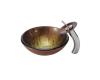 Kraus C-GV-690-19mm-10CH Chrome Triton Glass Vessel Sink And Waterfall Faucet Kraus C-GV-690-19mm-10CH Chrome Triton Glass Vessel Sink And Waterfall Faucet
