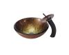 Kraus C-GV-690-19mm-10ORB Triton Glass Vessel Sink And Waterfall Faucet Oil Rubbed Bronze Kraus C-GV-690-19mm-10ORB Triton Glass Vessel Sink And Waterfall Faucet Oil Rubbed Bronze