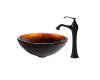 Kraus C-GV-694-19mm-15000ORB Prometheus Glass Vessel Sink And Ventus Faucet Oil Rubbed Bronze Kraus C-GV-694-19mm-15000ORB Prometheus Glass Vessel Sink And Ventus Faucet Oil Rubbed Bronze