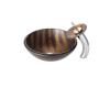 Kraus C-GV-695-19mm-10CH Chrome Bastet Glass Vessel Sink And Waterfall Faucet Kraus C-GV-695-19mm-10CH Chrome Bastet Glass Vessel Sink And Waterfall Faucet