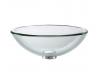 Kraus GV-101-19mm-CH Chrome Clear 19Mm Thick Glass Vessel Bathroom Sink With Pu-Mr