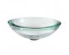 Kraus GV-150-19mm Clear 34Mm Edge Glass Vessel Bathroom Sink